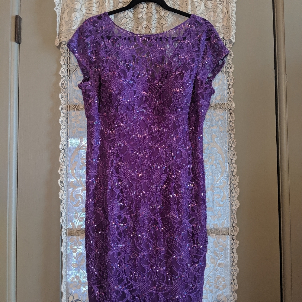 adrianna papell purple sequin dress Hailey Logan | Dresses | Hailey By Adrianna Papell Purple Sequin Dress Euc